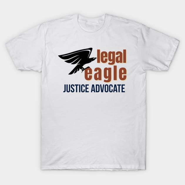 LEGAL EAGLE JUSTICE ADVOCATE T-Shirt by AIRMIZDESIGN